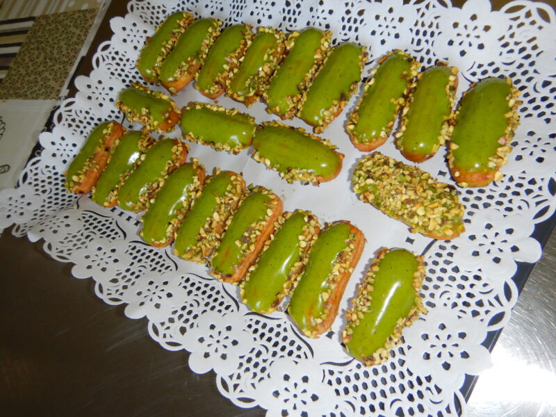 eclair pistacchio