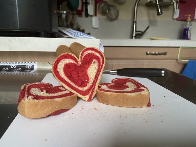 pane cuore gattino