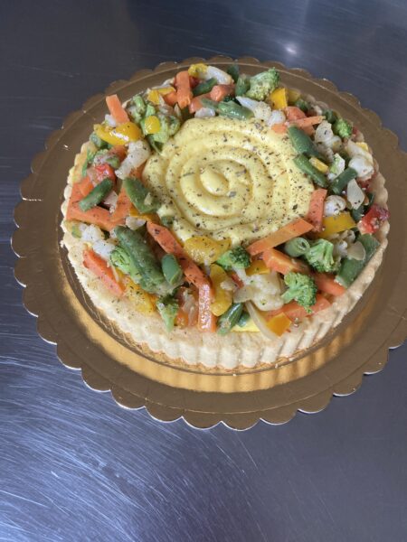 CROSTATA SALATA A MODO MIO - CREMA E VERDURE