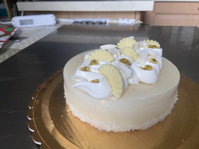 Pina colada cake