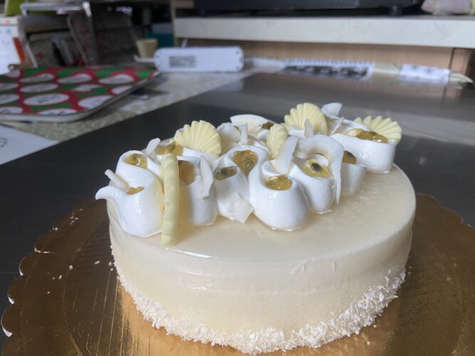 Pina colada cake