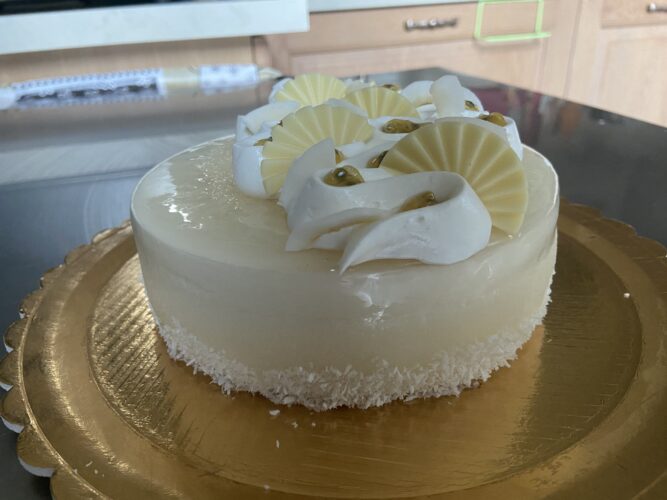 Pina colada cake