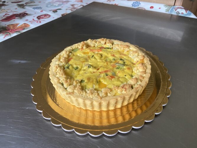 CROSTATA SALATA SALVACENA ALLA CREMA E VERDURE