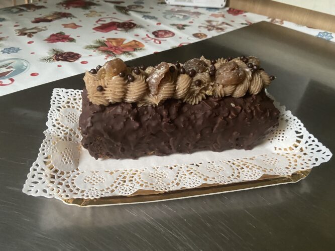 CAKE MARRON GLACE E CIOCCOLATO