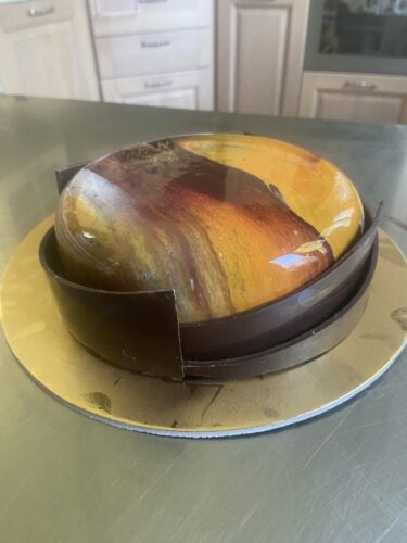 Caramel coffe entremet