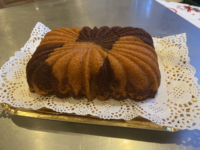 bundt cake variegato