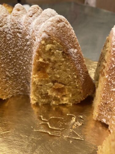 cake bigne albicocca amaretto