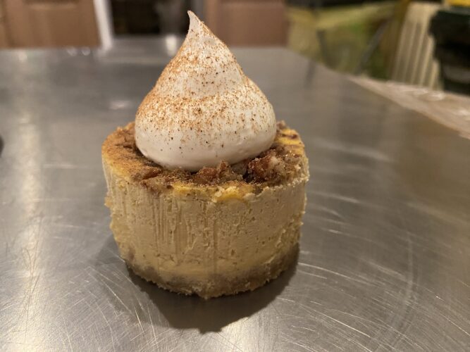 cheesecake carote cannella pecan