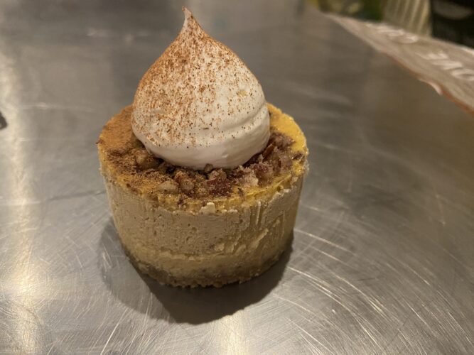 cheesecake carote cannella pecan