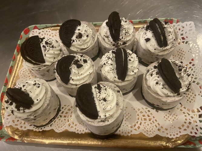 Oreo mini cheesecake