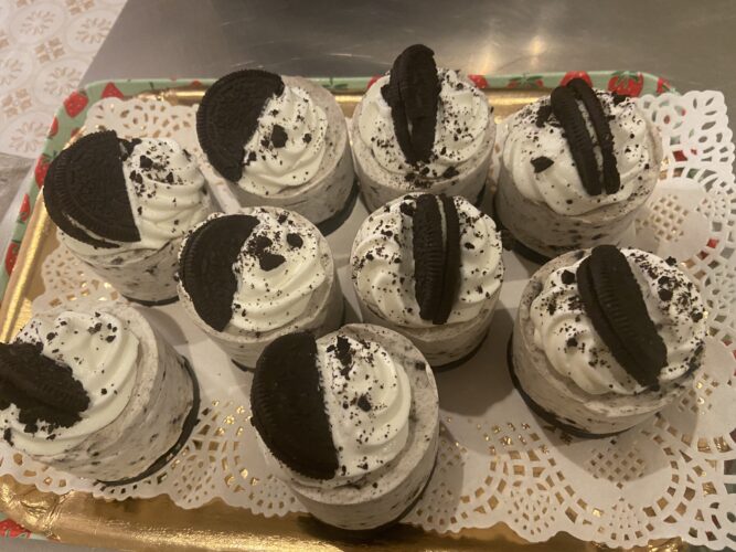 Oreo mini cheesecake