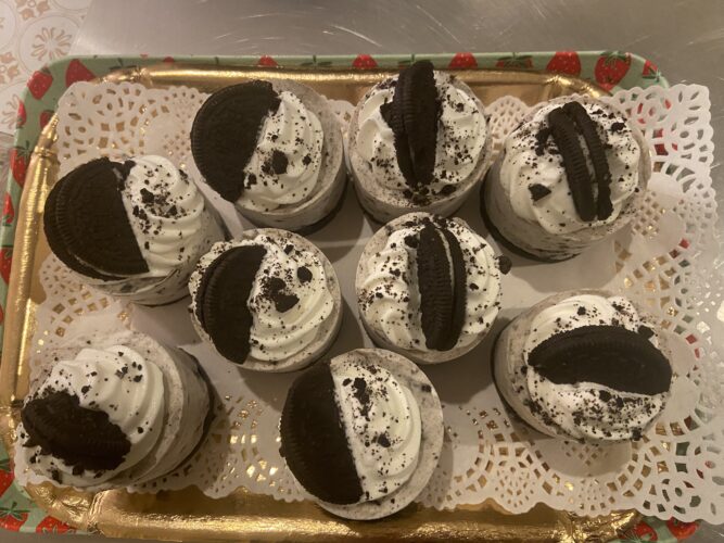 Oreo mini cheesecake