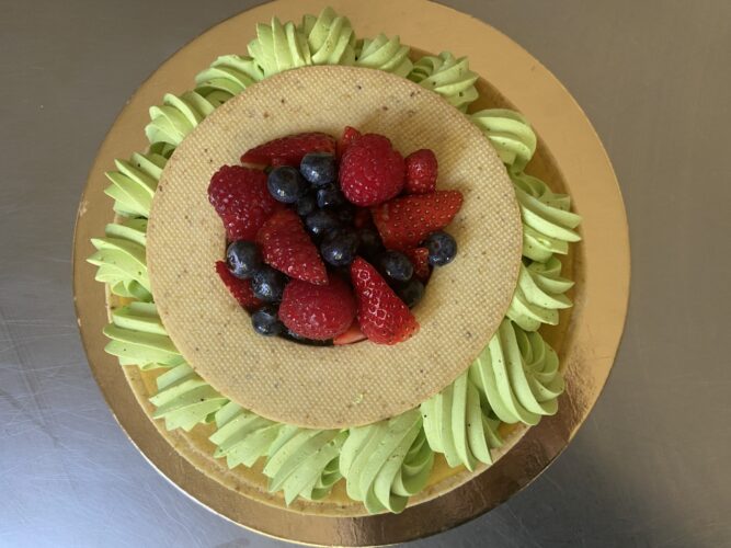 TART PISTACCHIO E FRUTTI DI BOSCO N 1