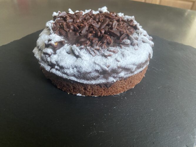 TART CIOCCOLATO INTENSO E MANDORLE CARAMELLATE