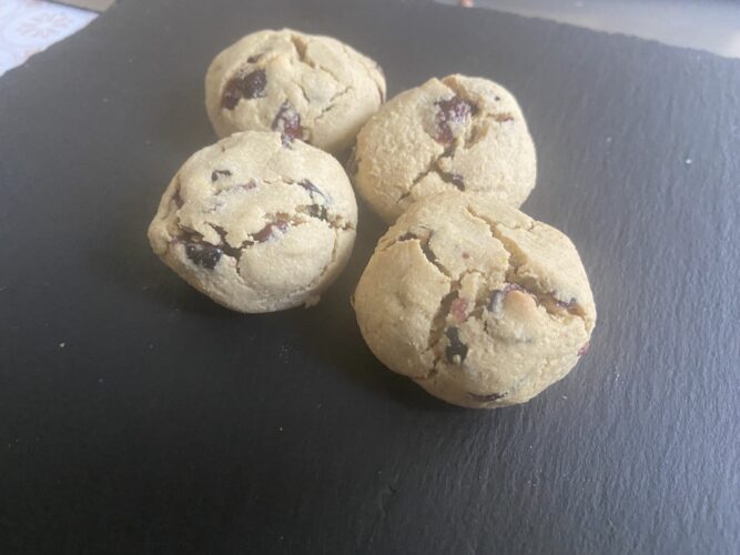 COOKIE AVENA SCIROPPO ACERO E MIRTILLI