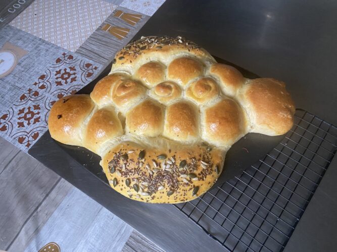 colomba pane centrotavola