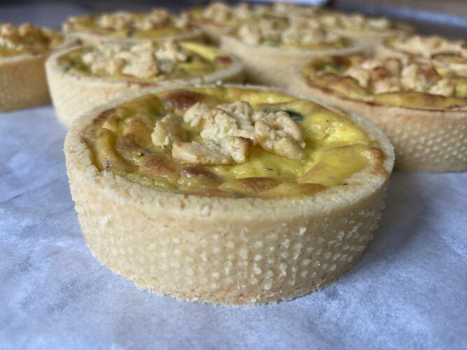 tart zucchine pecorino