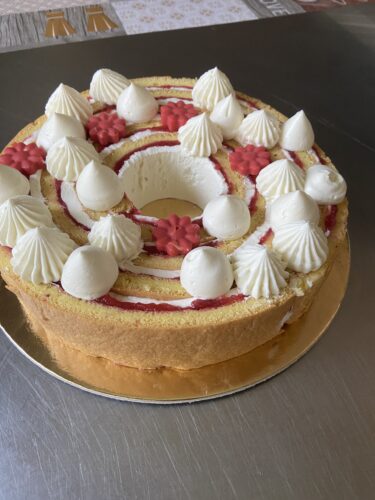 GIRELLA CAKE FRAGOLA VANIGLIA