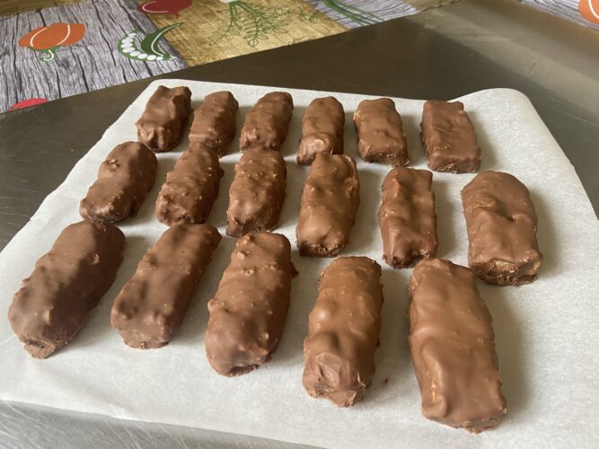 snicker bars teglia