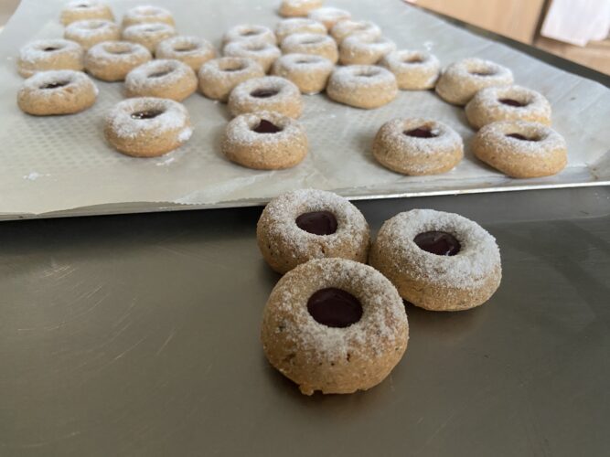 ciambelline al farro e frutti di bosco 4