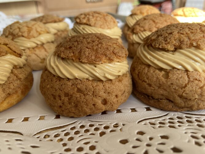 choux al pralinato di nocciola