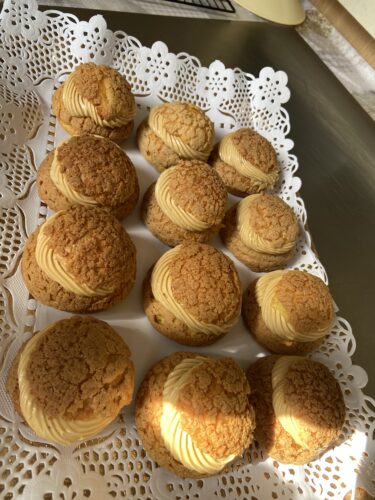 choux al pralinato di nocciola