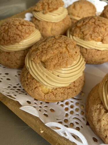 choux al pralinato di nocciola