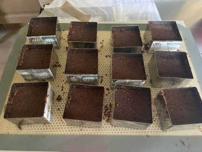 sacher mini cake