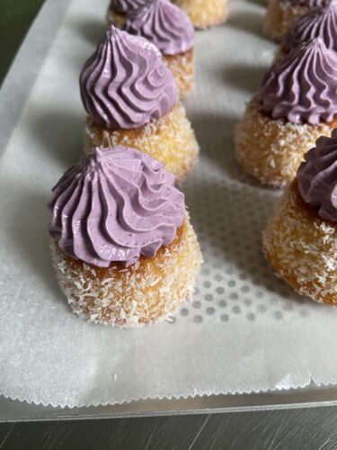 minicake cocco e mirtilli