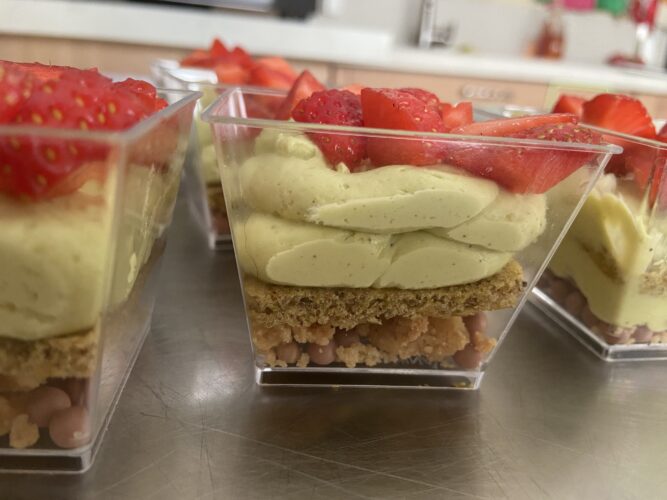 fraisier al pistacchio 