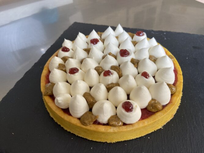 tart pistacchio fragola finita