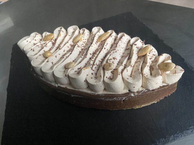 Tart mandorla cioccolato caffe insieme