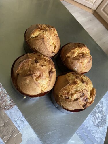 panettone al limoncello sopra