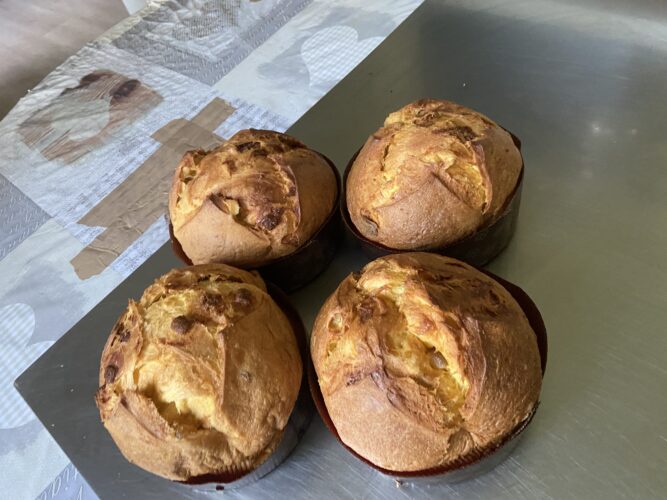 panettone al limoncello tavolo