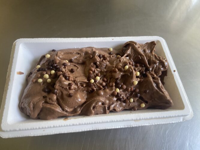 gelato gianduia pasta