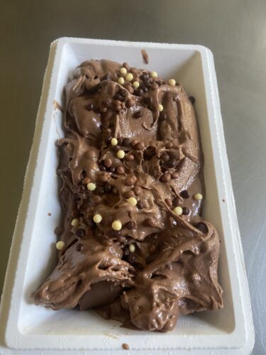 gelato gianduia pasta