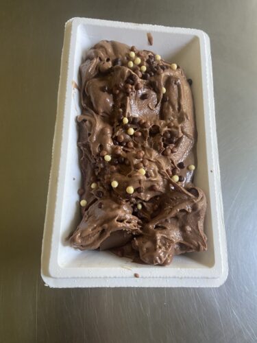 gelato gianduia pasta