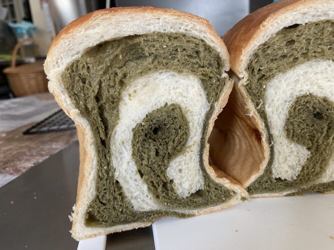 pane al the matcha primo piano