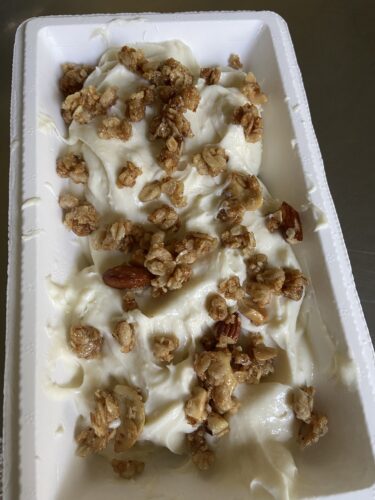 gelato ricotta e muesli caramellato 4