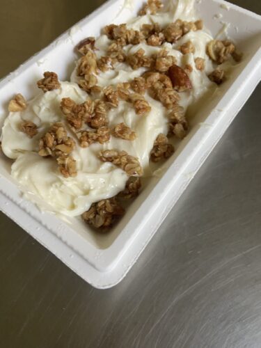 gelato ricotta finito