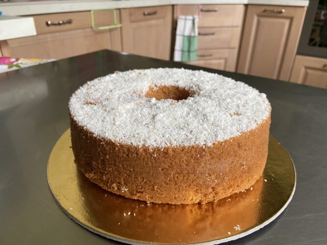 chiffon cake al cocco 4