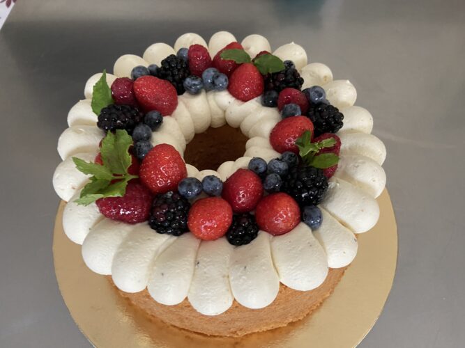 chiffon cake vaniglia