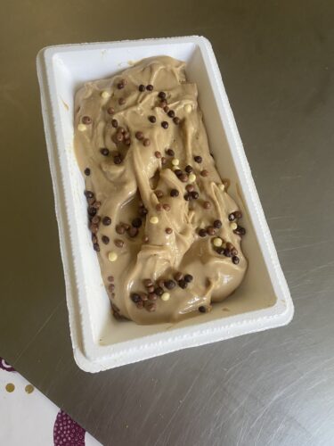 gelato al pralinato nocciola