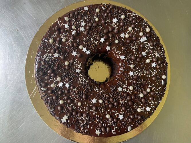 chiffon cake cacao senza lattosio