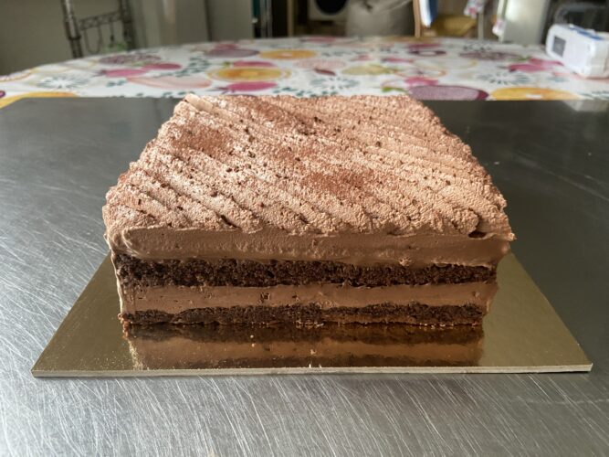 torta quadro cioccolato