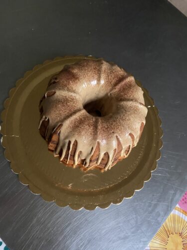 bundt variegato nocciola cannella