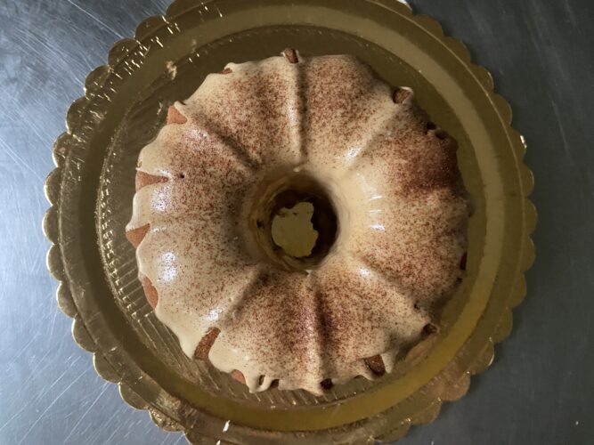 bundt variegato nocciola cannella