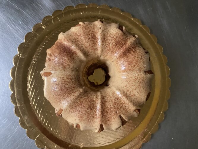 bundt variegato nocciola cannella