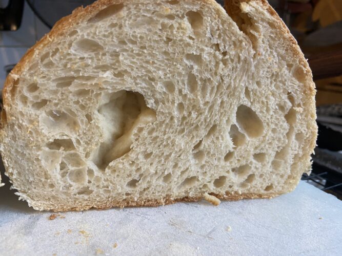 pane semola madre pentola