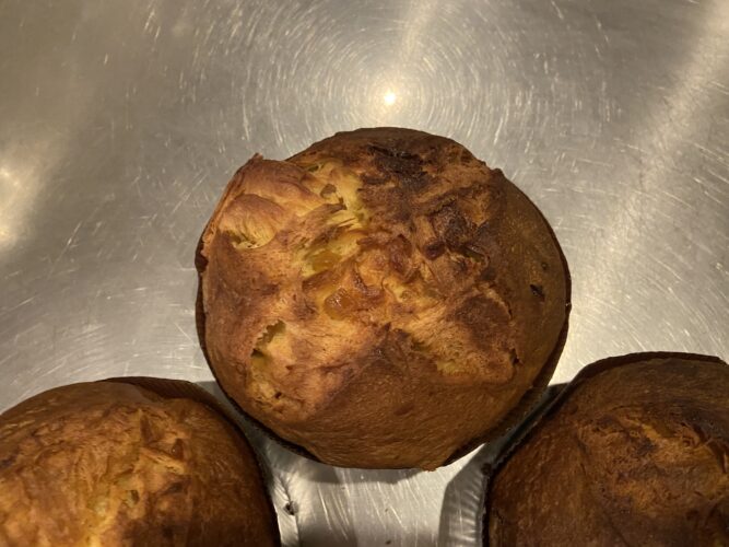 panettone pere e cioccolato bianco